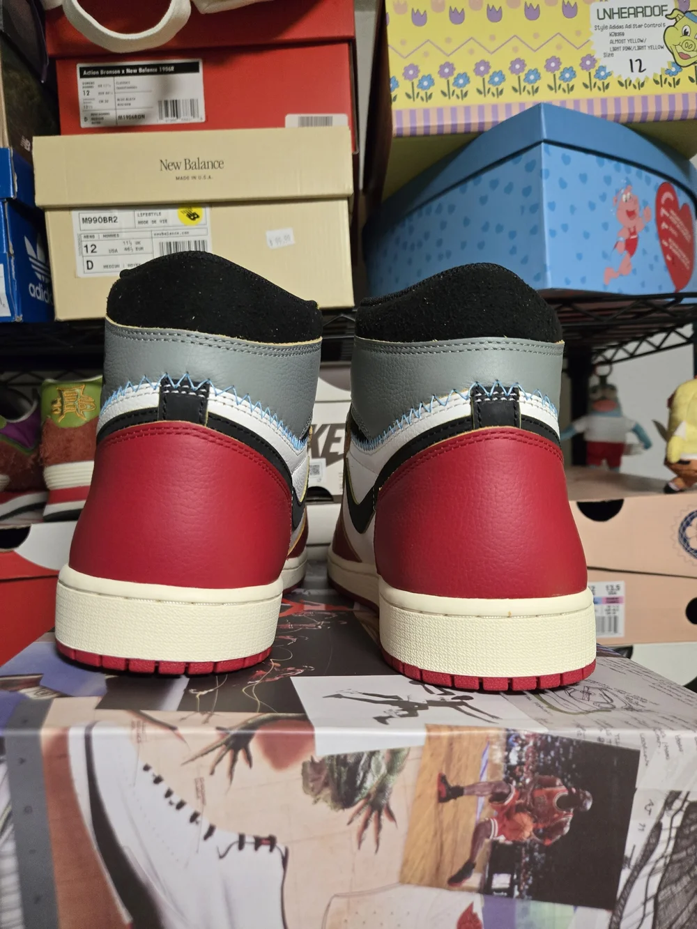 Air Jordan 1 x Union La Retro OG SP High Chicago Shadow Size 12 HV8563-600